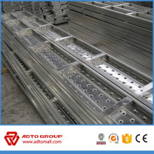 Adeca del andamio de metal pregalvanizado de 210 mm andante en China a África